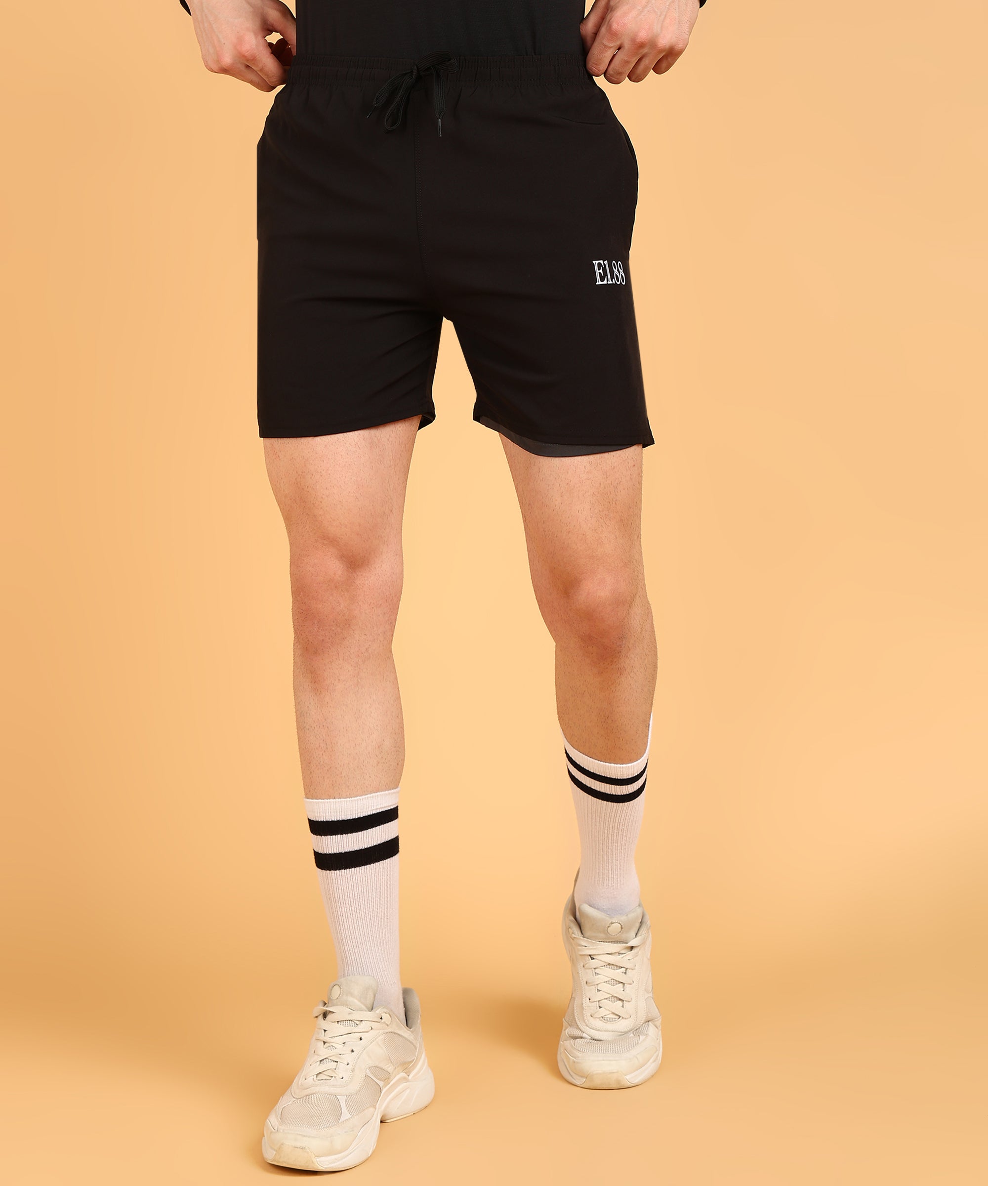 Men Cycling  Double Layer Shorts