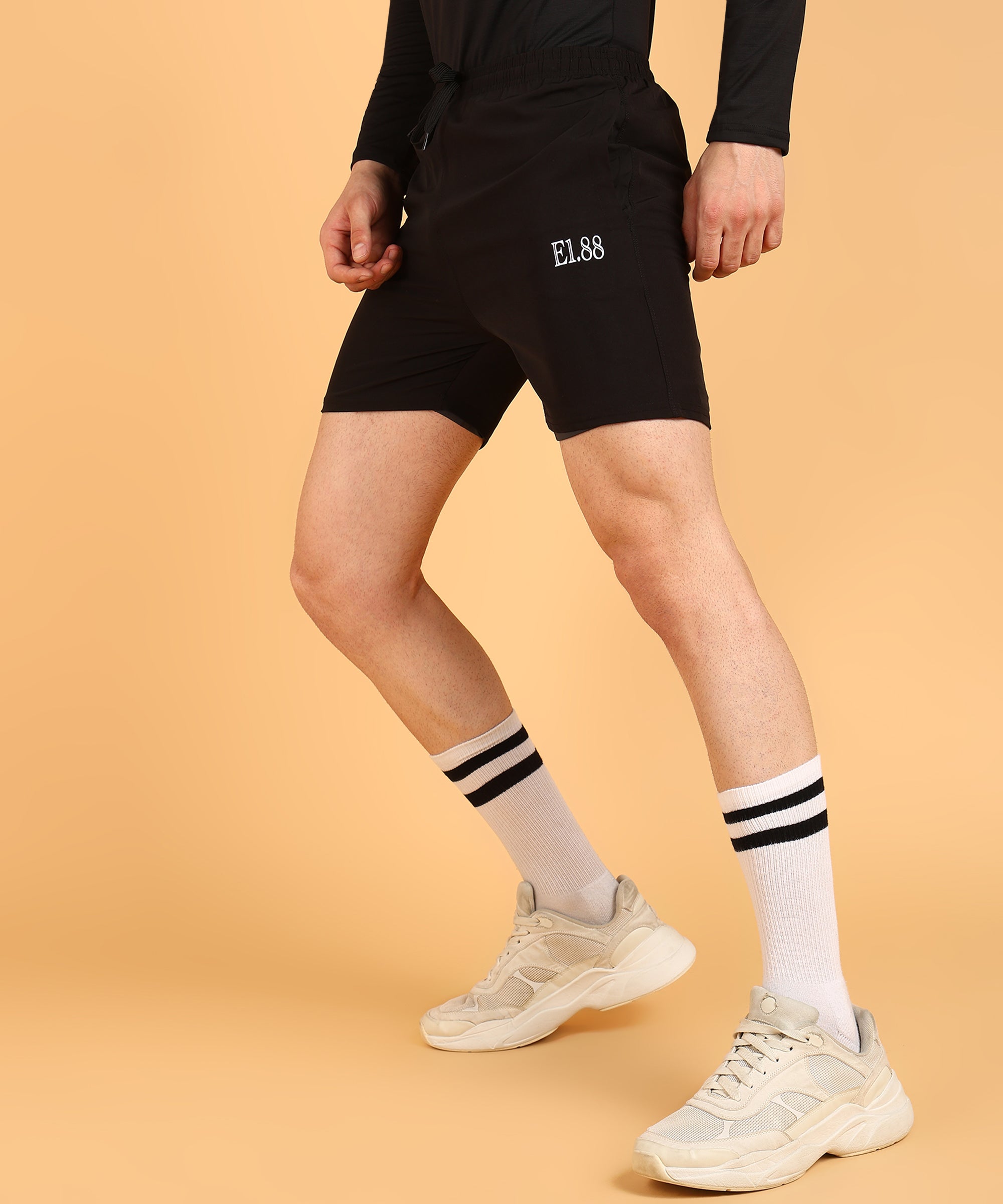 Men Cycling  Double Layer Shorts