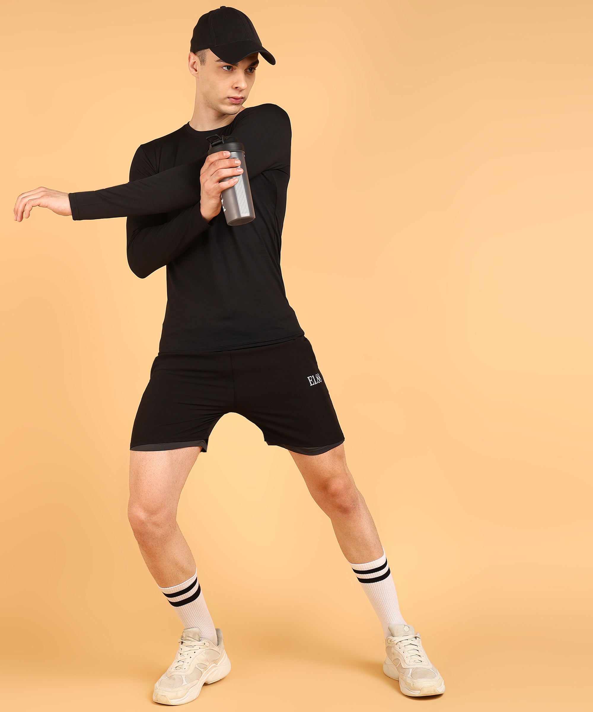 Men Cycling  Double Layer Shorts